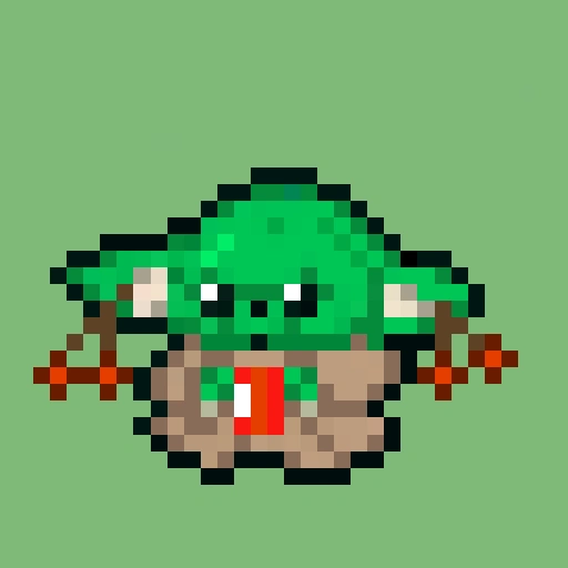 Pixel Grogu #203