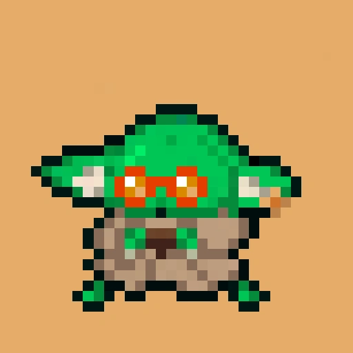 Pixel Grogu #214