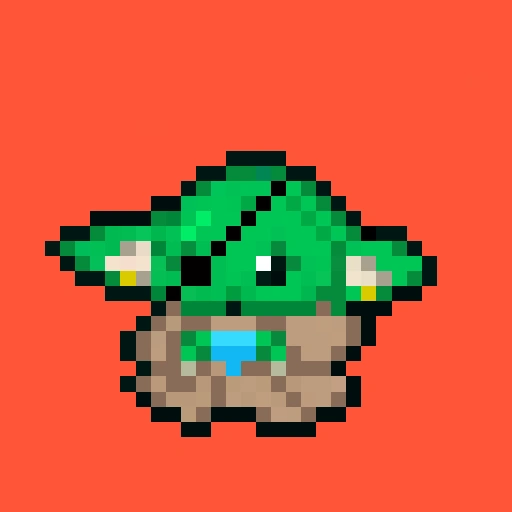 Pixel Grogu #302