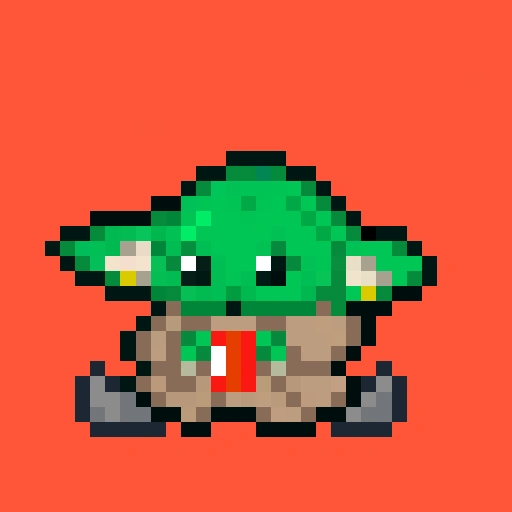 Pixel Grogu #306