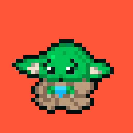 Pixel Grogu #307