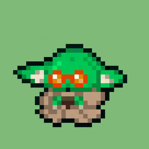 Pixel Grogu #400