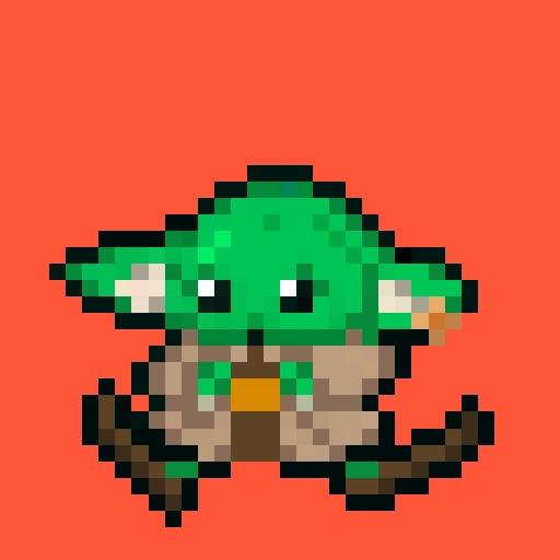 Pixel Grogu #418