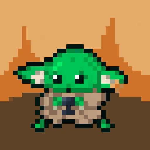 Pixel Grogu #424