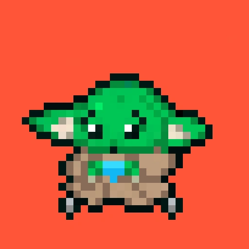 Pixel Grogu #437