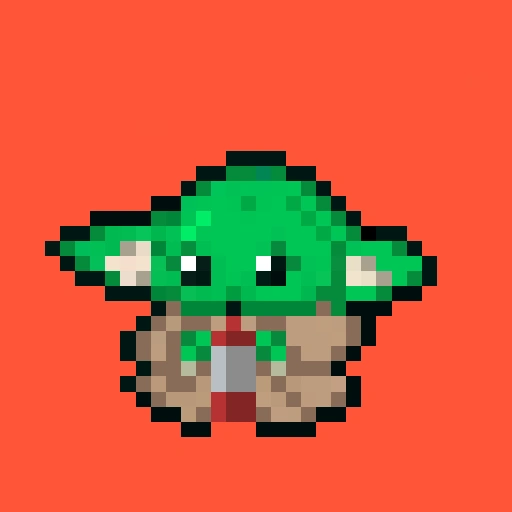 Pixel Grogu #587