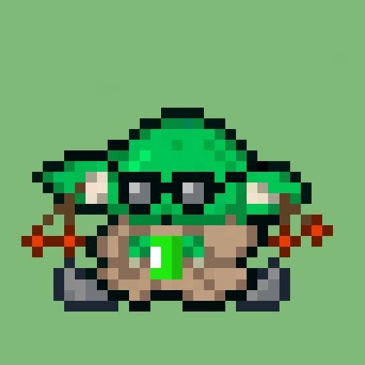 Pixel Grogu #666