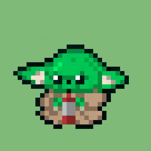 Pixel Grogu #684