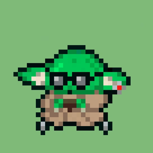 Pixel Grogu #687