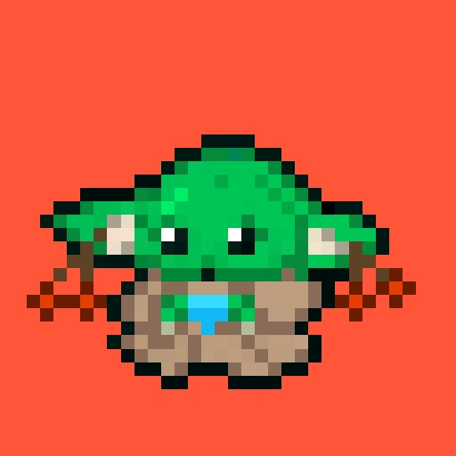 Pixel Grogu #995