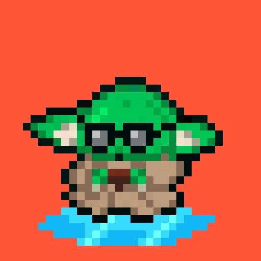 Pixel Grogu #1000